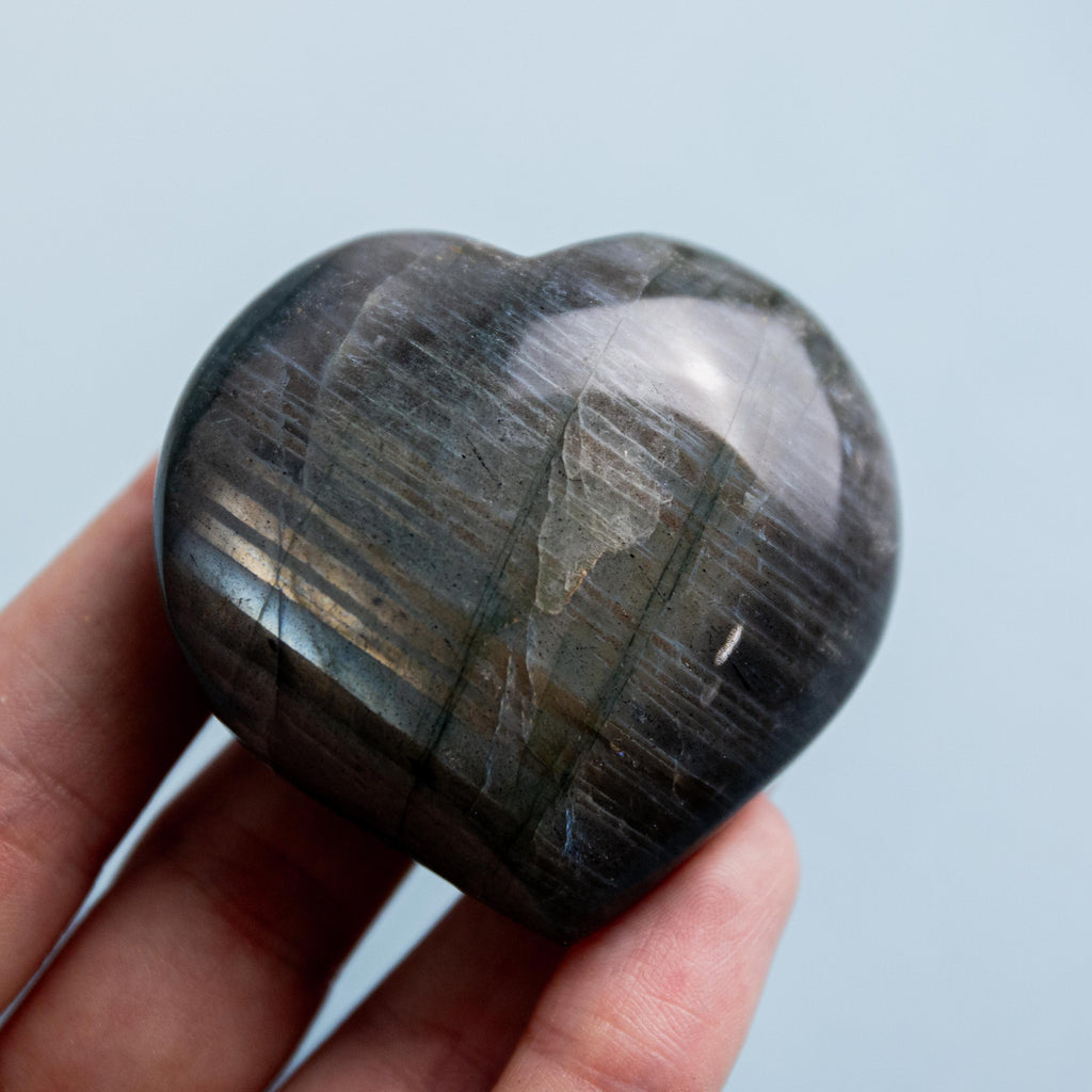 Labradorite Heart - 5cm (A)