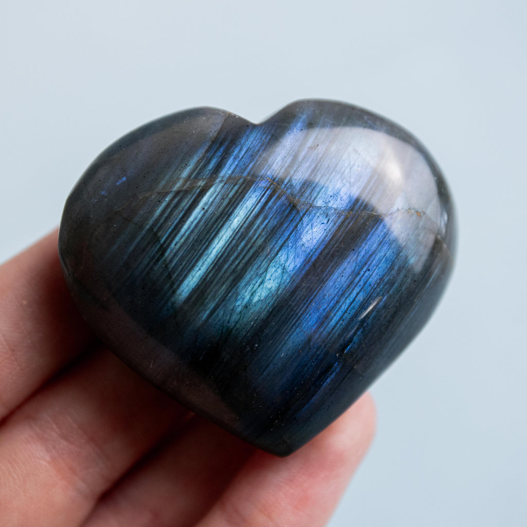 Labradorite Heart - 5cm (C)