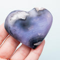 Flower Agate Heart - 5 cm 66 gr (B)