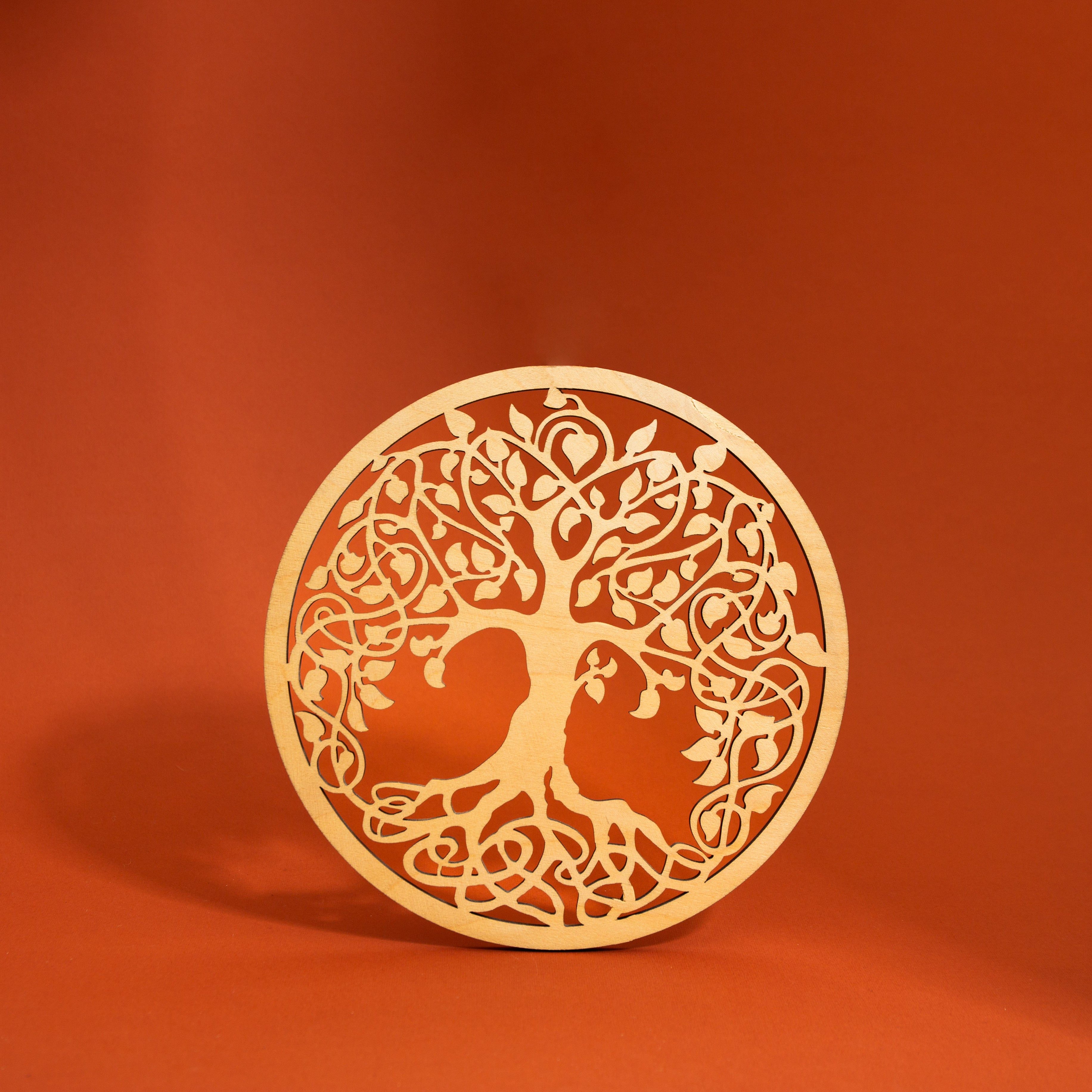 Tree of Life – Laser Cut Wooden Plate