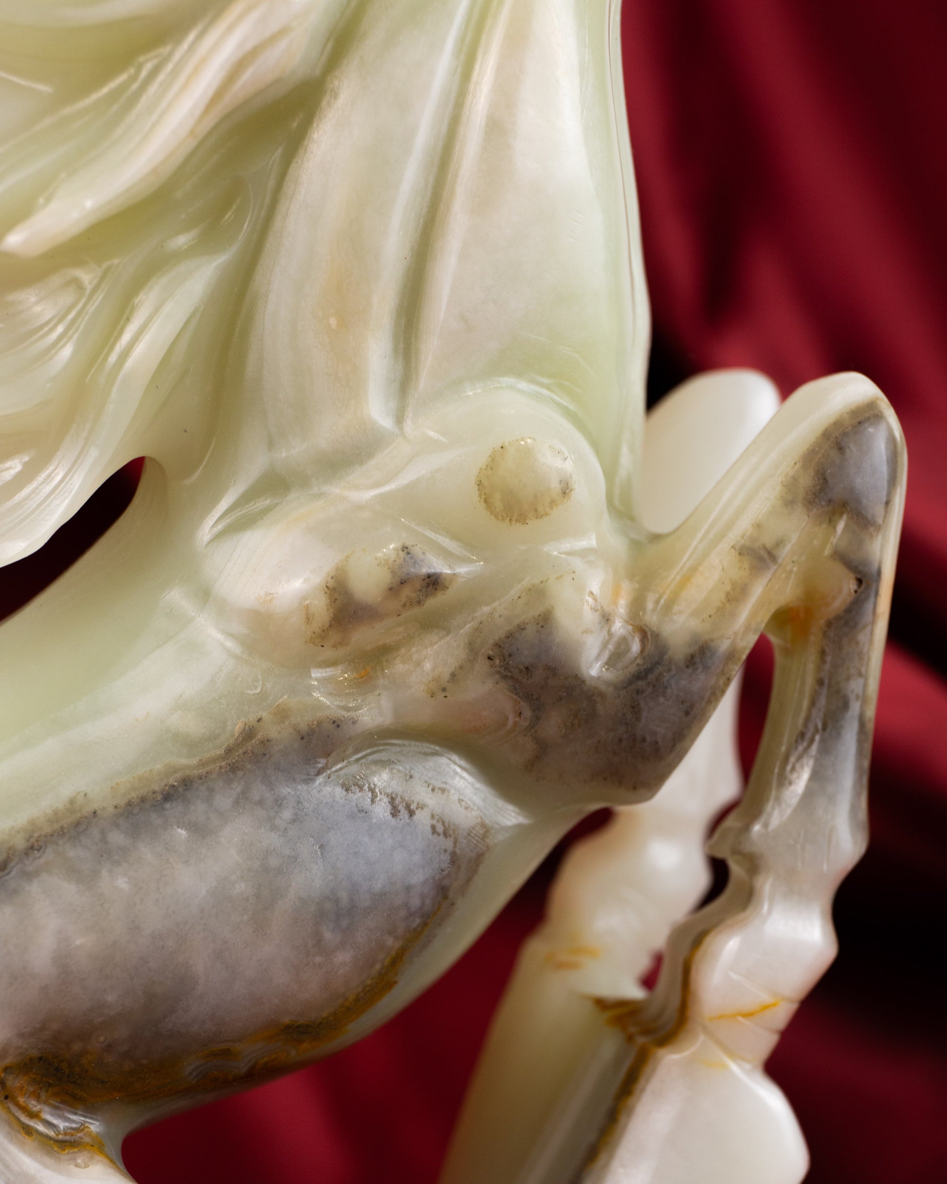Ló Faragvány – Pakisztáni Onix / Aragonit - Horse Pakistani Onyx / Aragonite