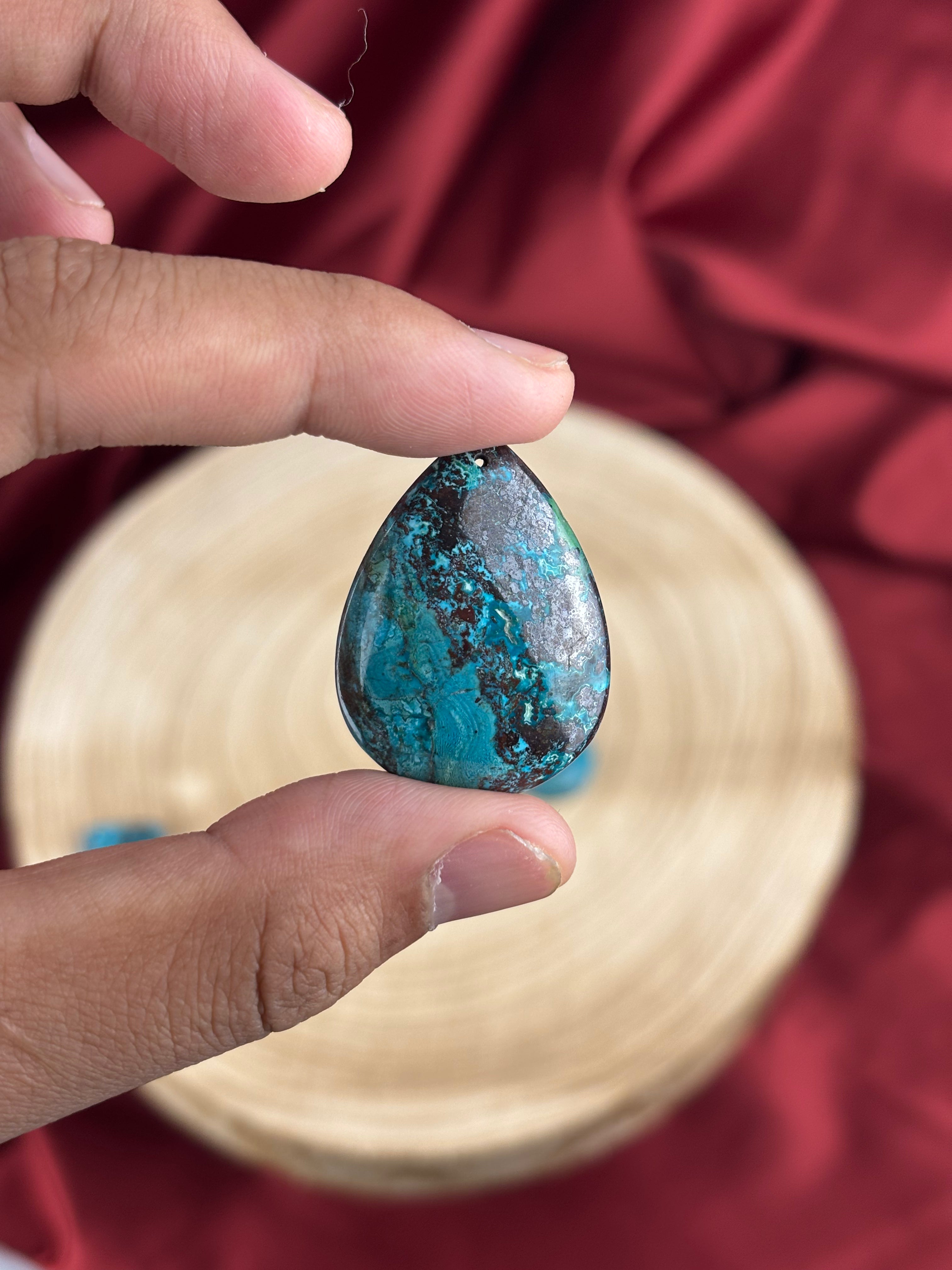 Chrysocolla medál B (13g)