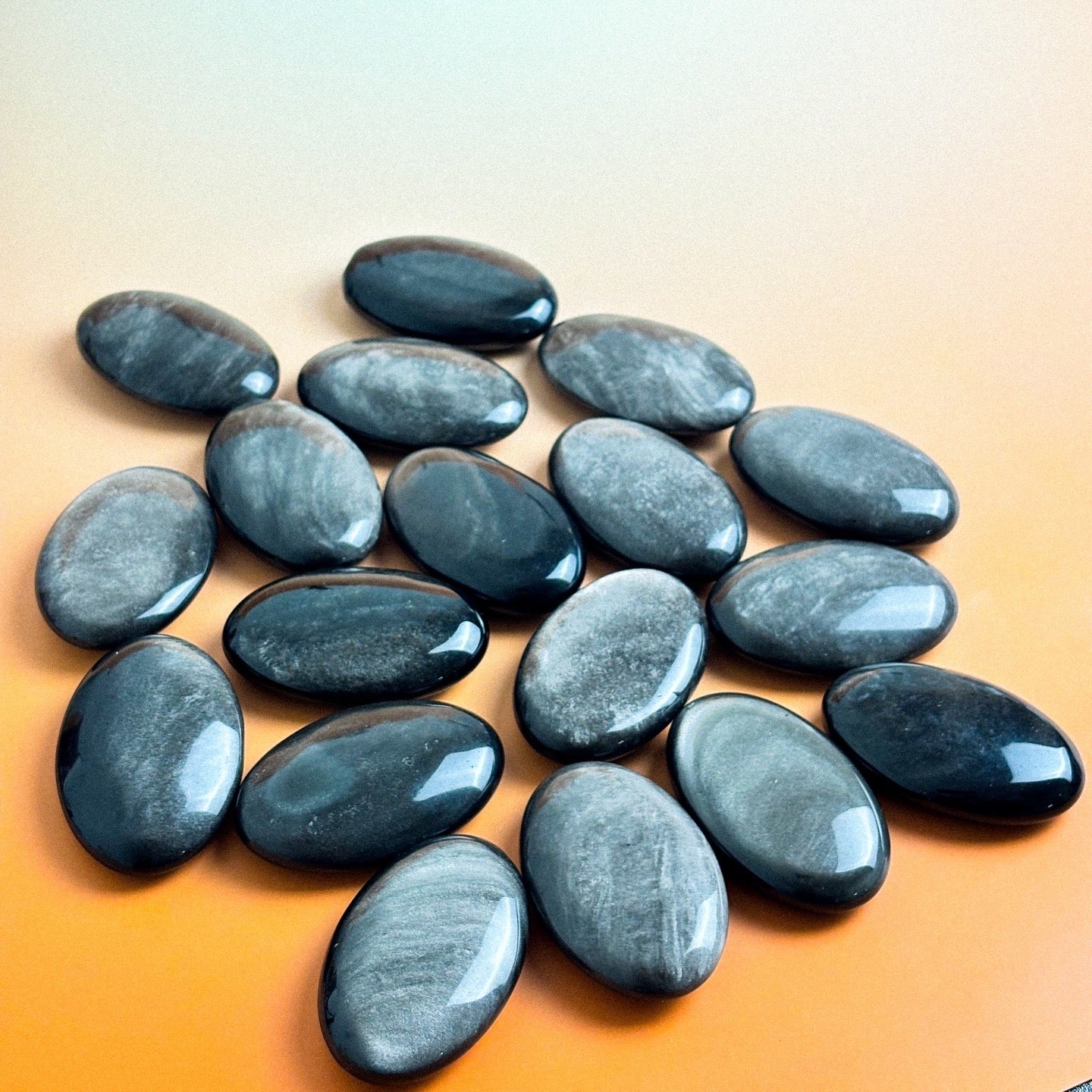 Ezüst obszidián - 5cm