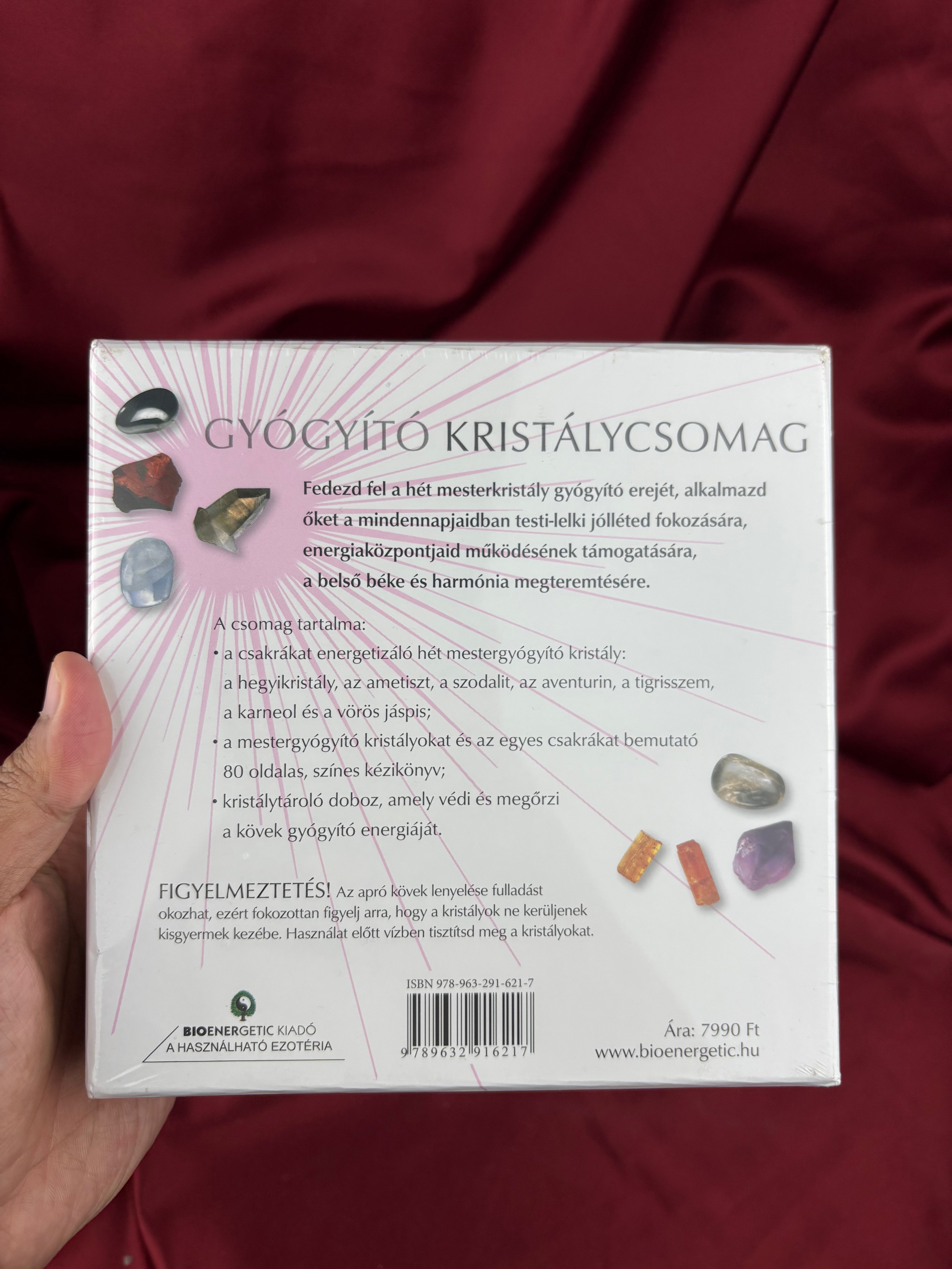 Gyógyító kristálycsomag - Csakragyógyítás ajándék mesterkristályokkal