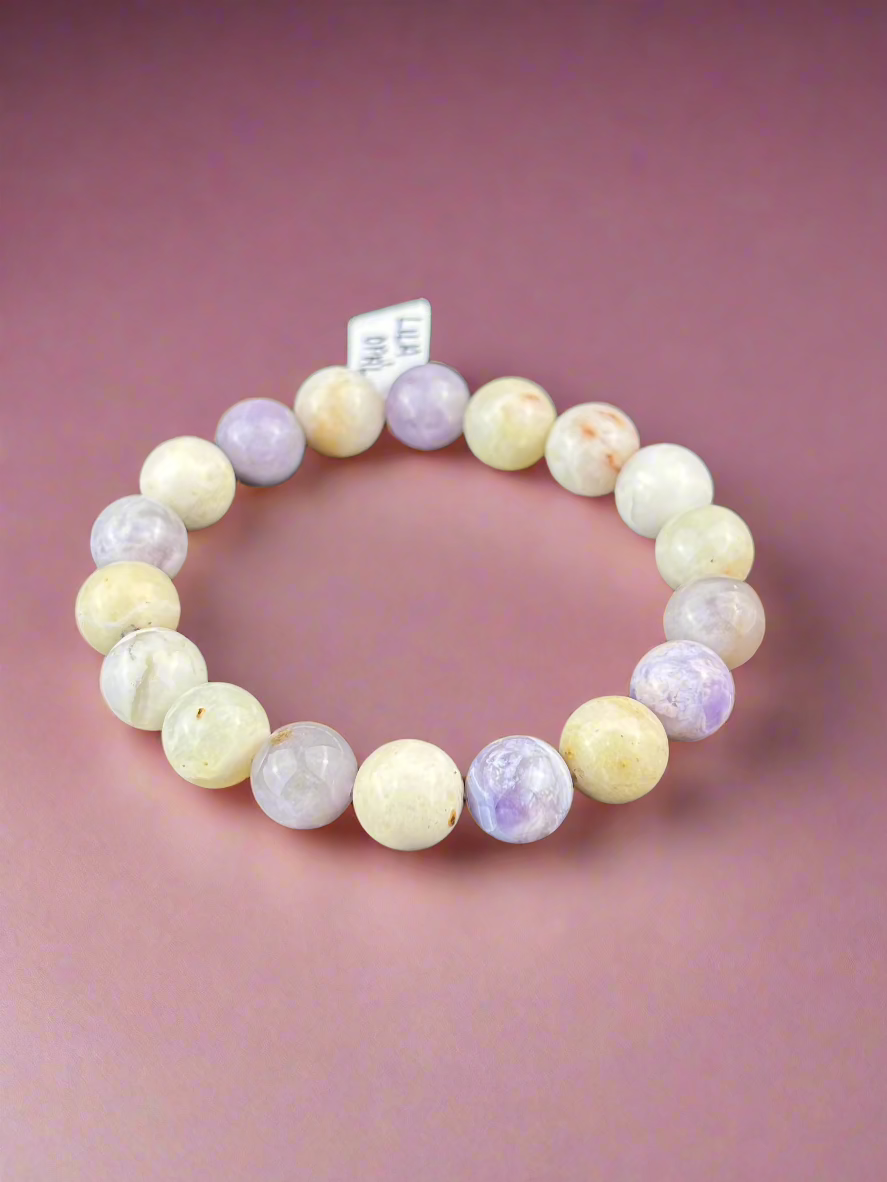 Lila Opál Karkötő