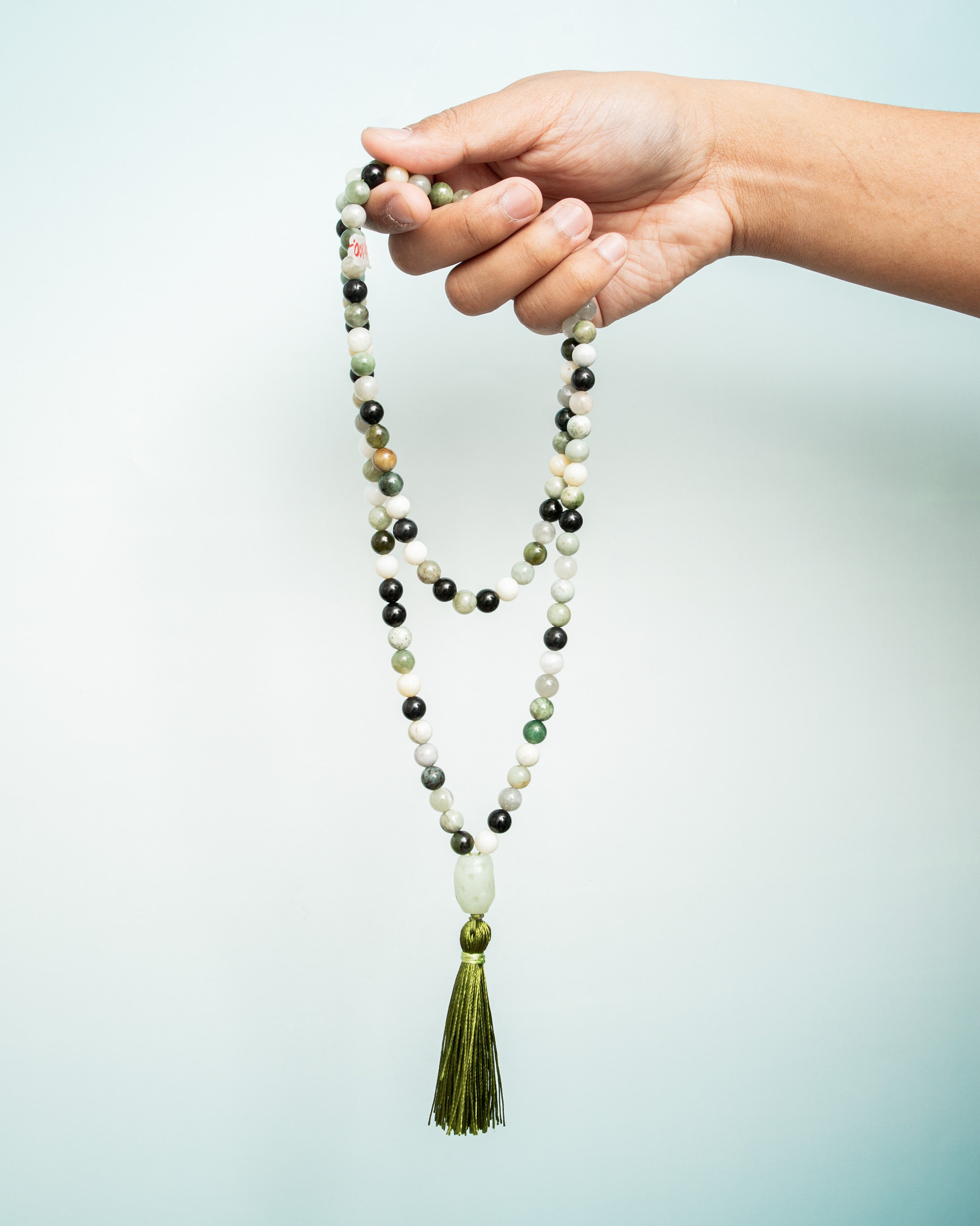 Burmese Jade Mala - 43cm