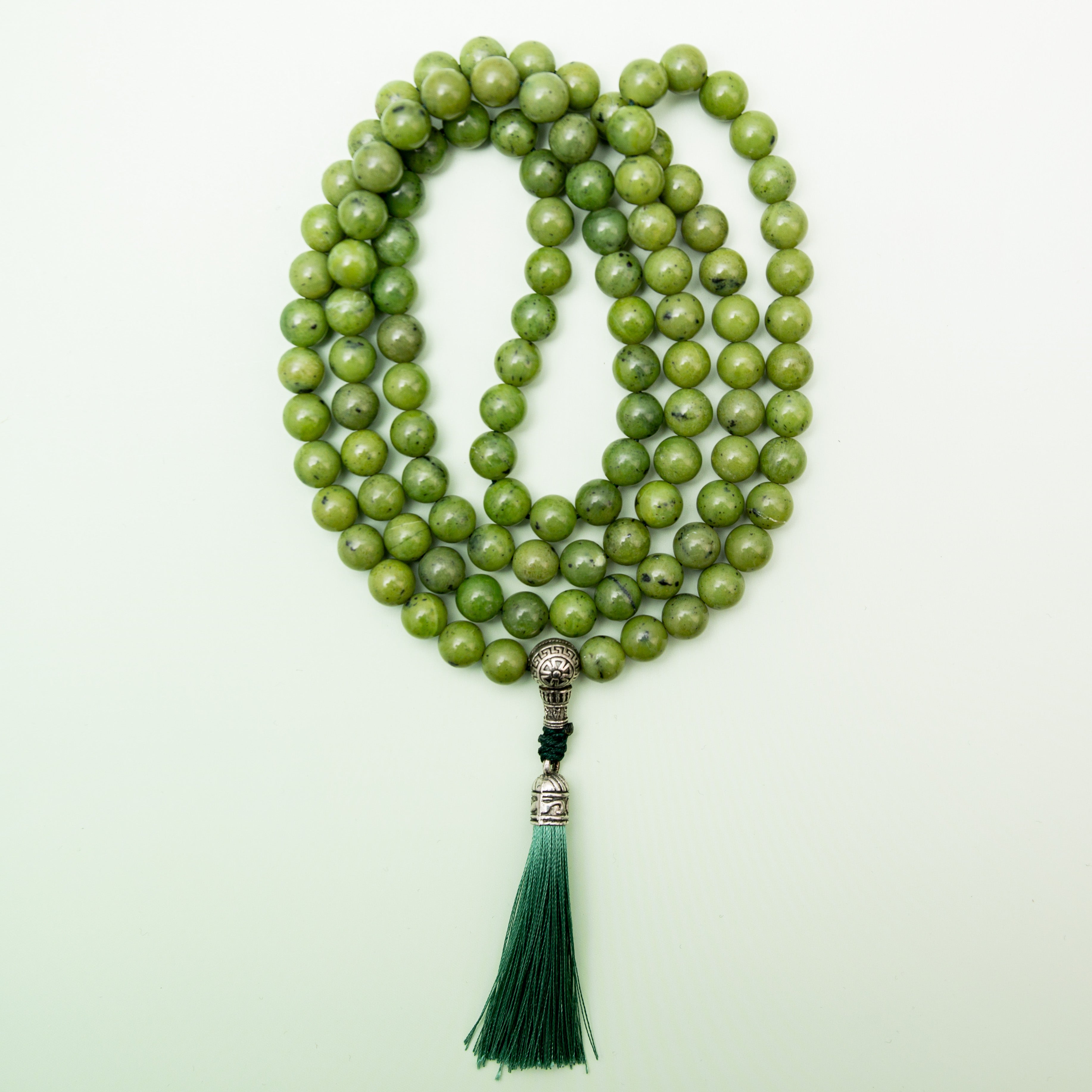 Nephrite Jade Mala - 43cm