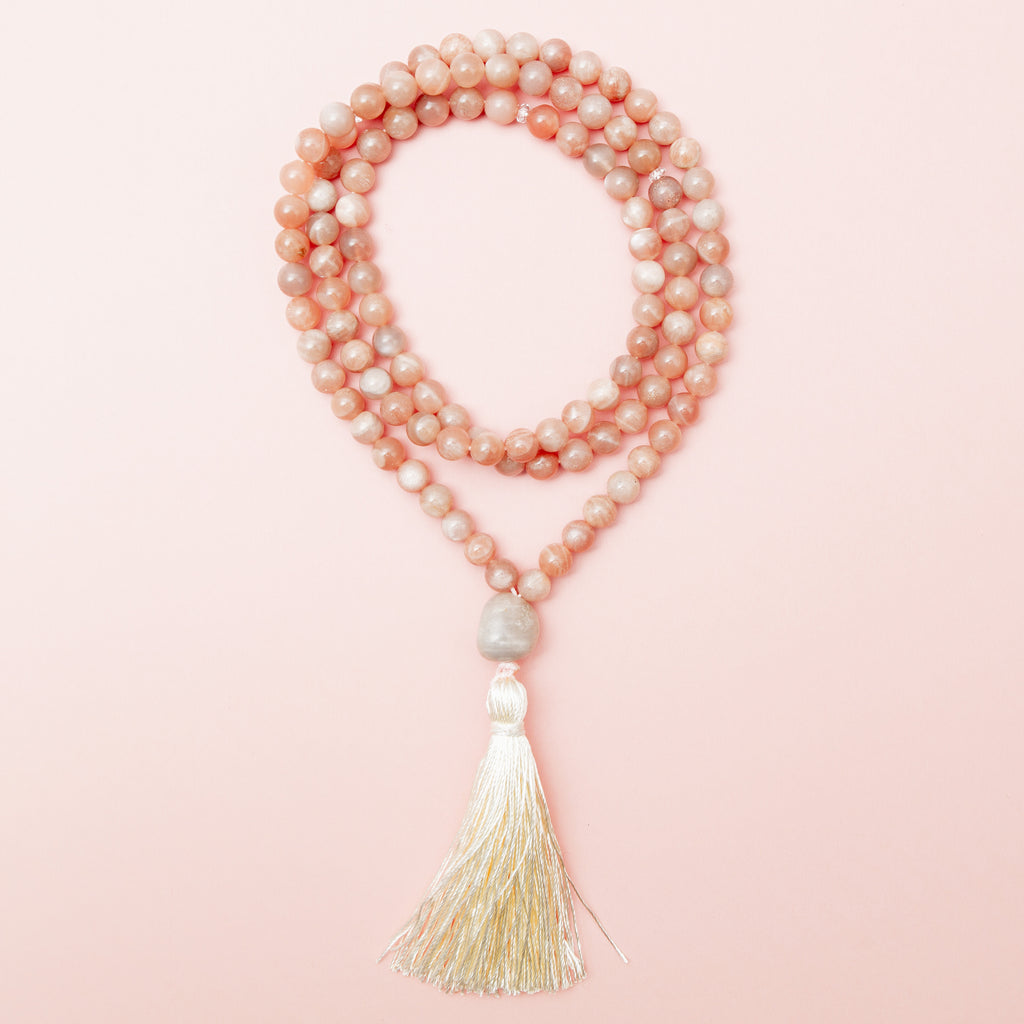 Moonstone Mala - 41cm