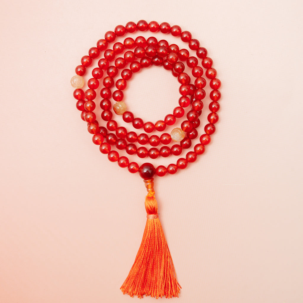 Carnelian Mala - 44cm
