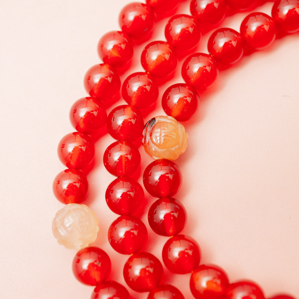 Carnelian Mala - 44cm