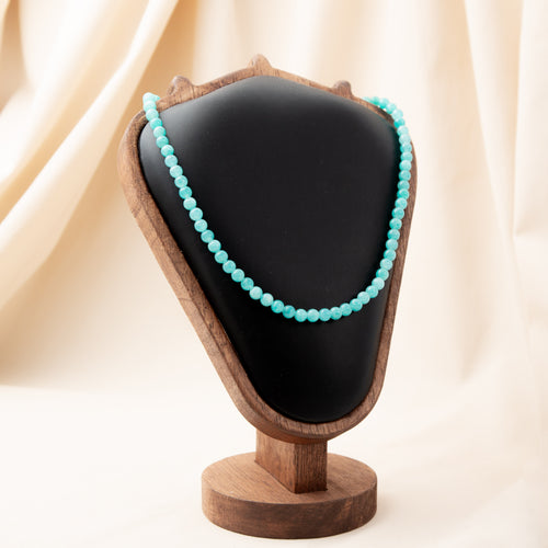 Necklace - Amazonite 49cm 6mm