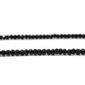 Necklace -Black Spinel 37cm 2mm