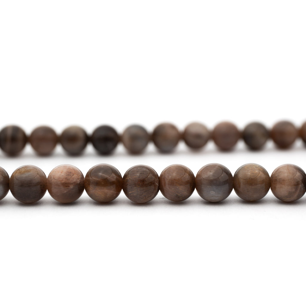 Nyaklánc - Fekete holdkő 43,3 / 8mm