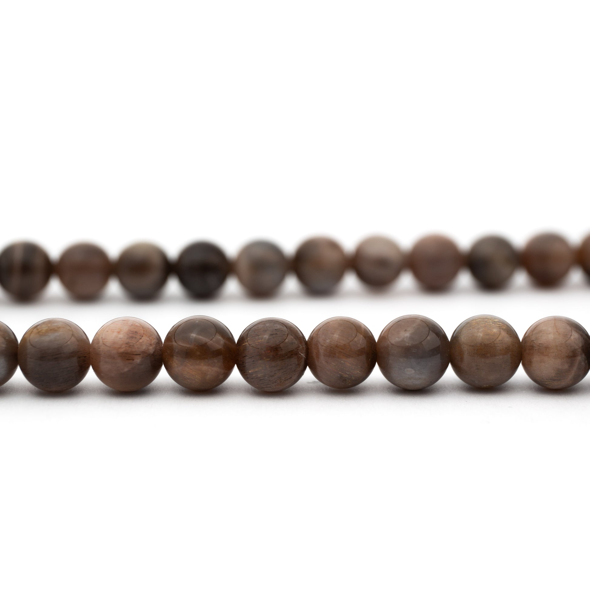 Nyaklánc - Fekete holdkő 43,3 / 8mm