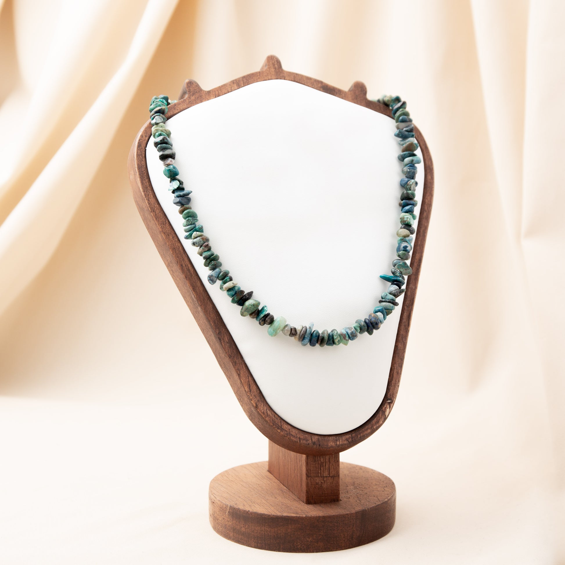 Nyaklánc - Krizokolla 44.5cm