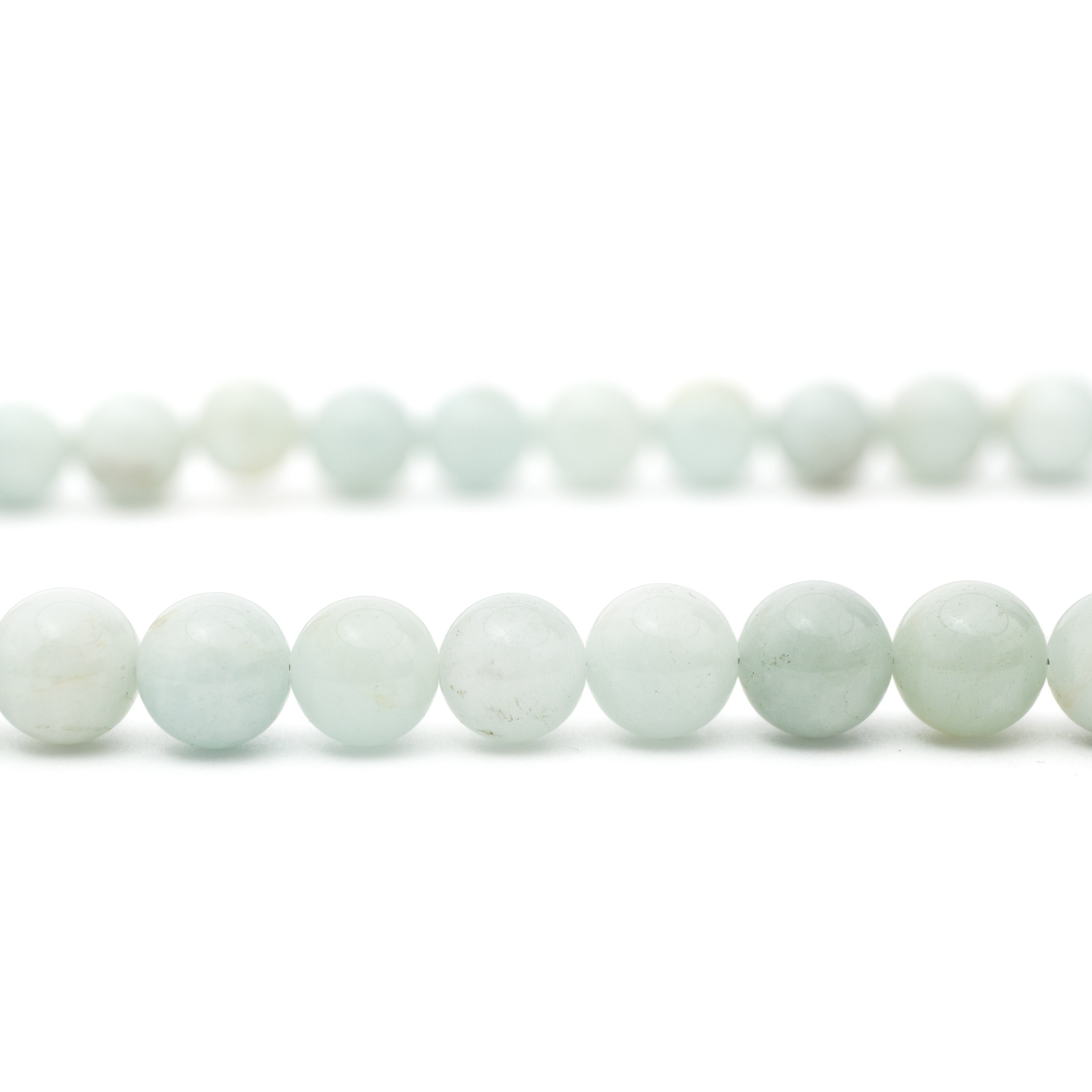 Nyaklánc - Akvamarin 43cm / 8mm