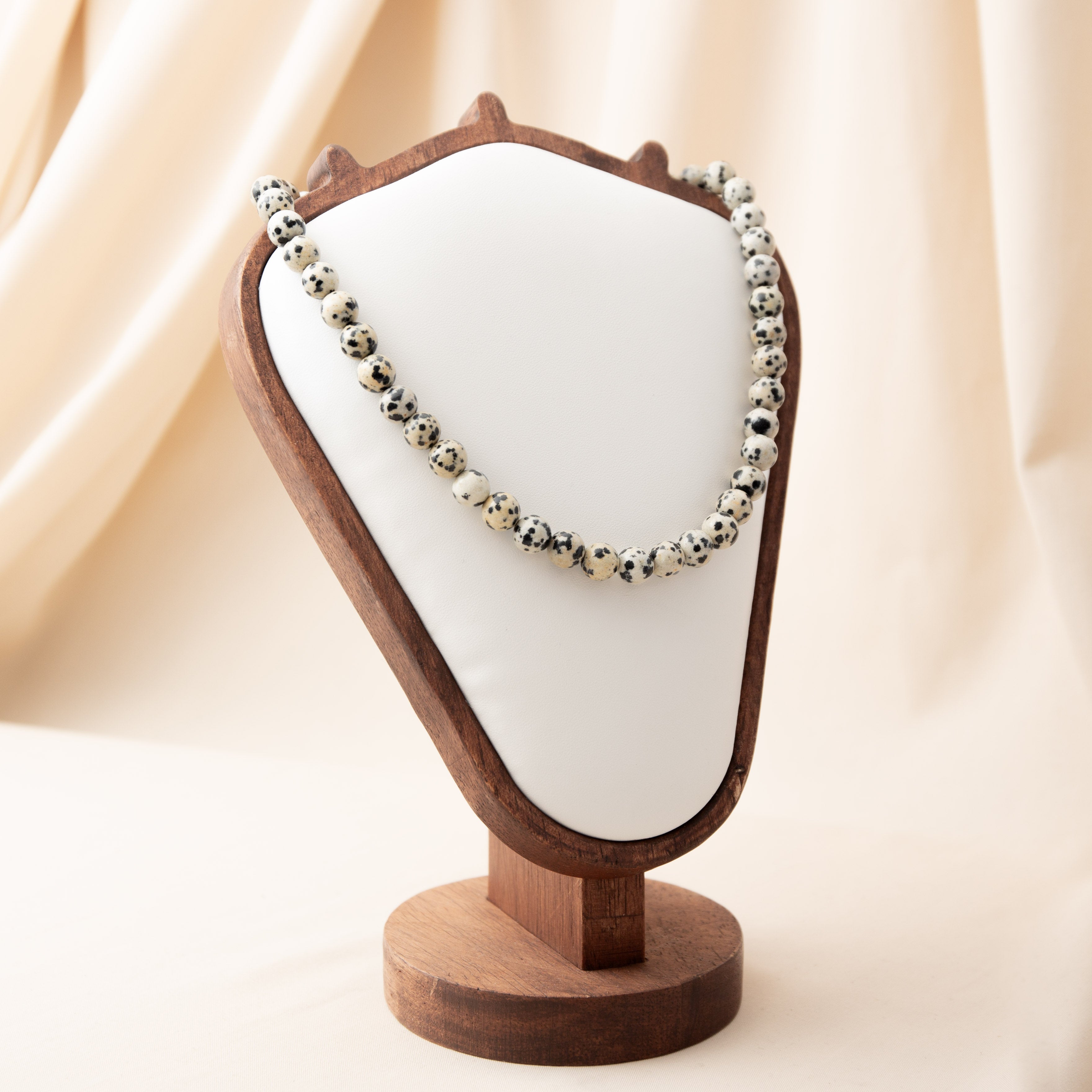 Nyaklánc - Dalmata Jáspis 41,3cm 9mm