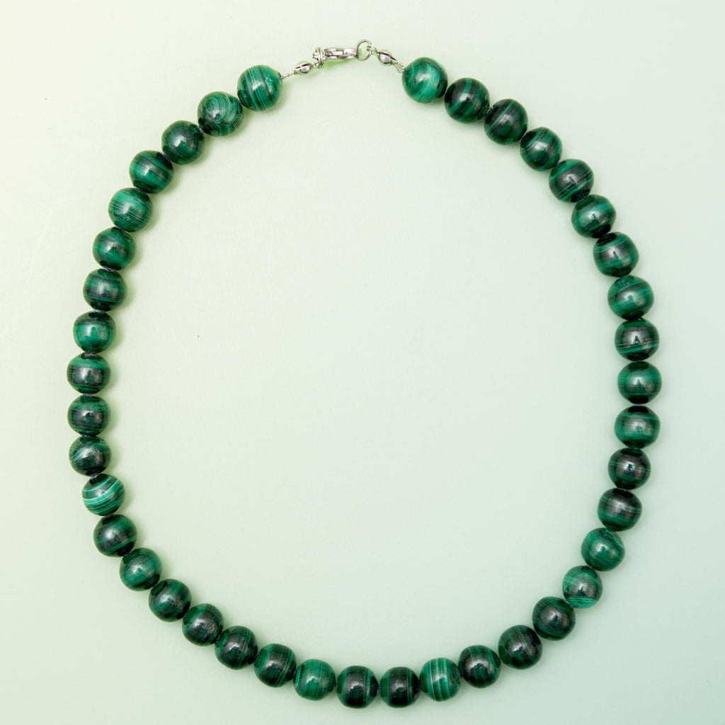 Malachite Necklace - 45cm/10mm