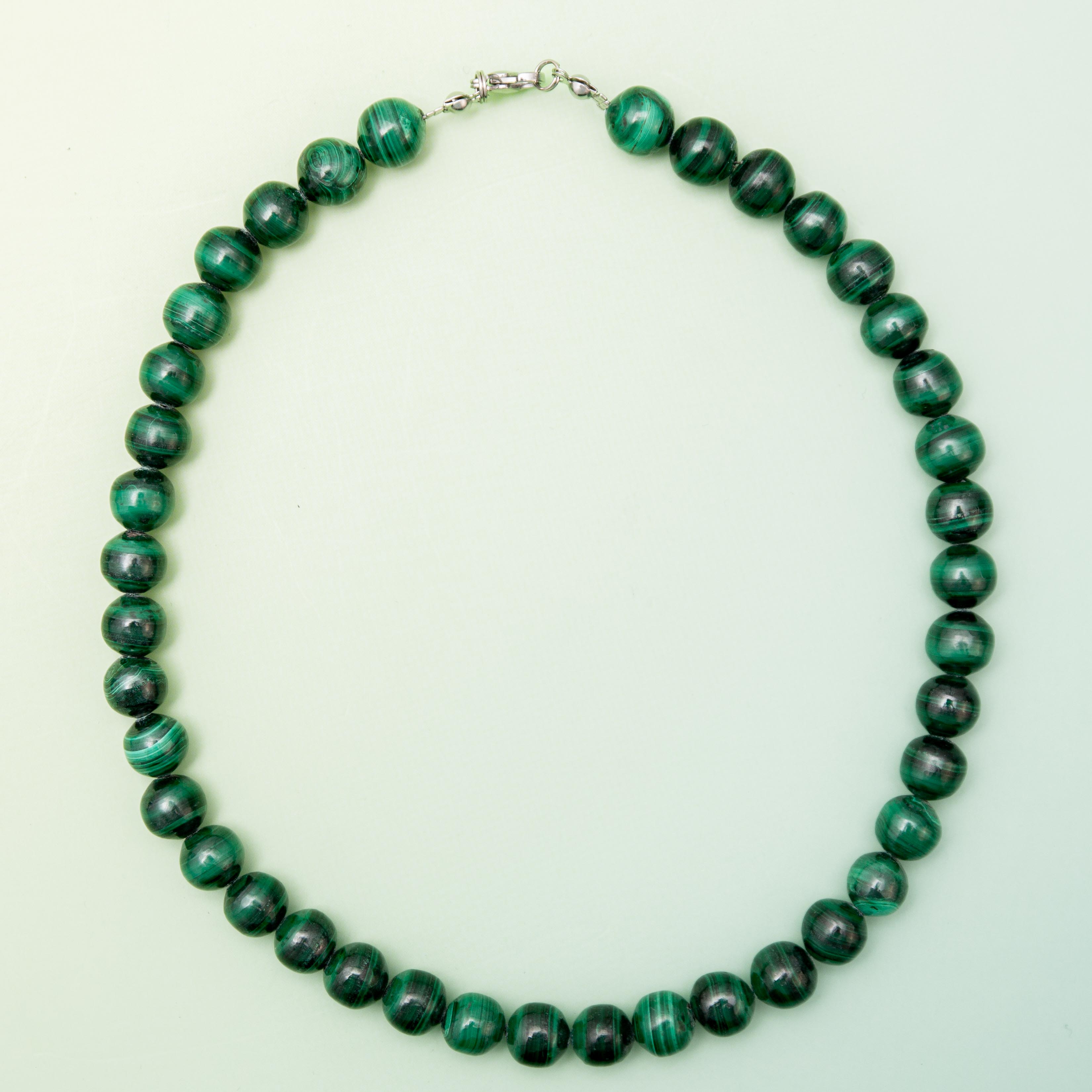 Malachite Necklace - 45cm/10mm