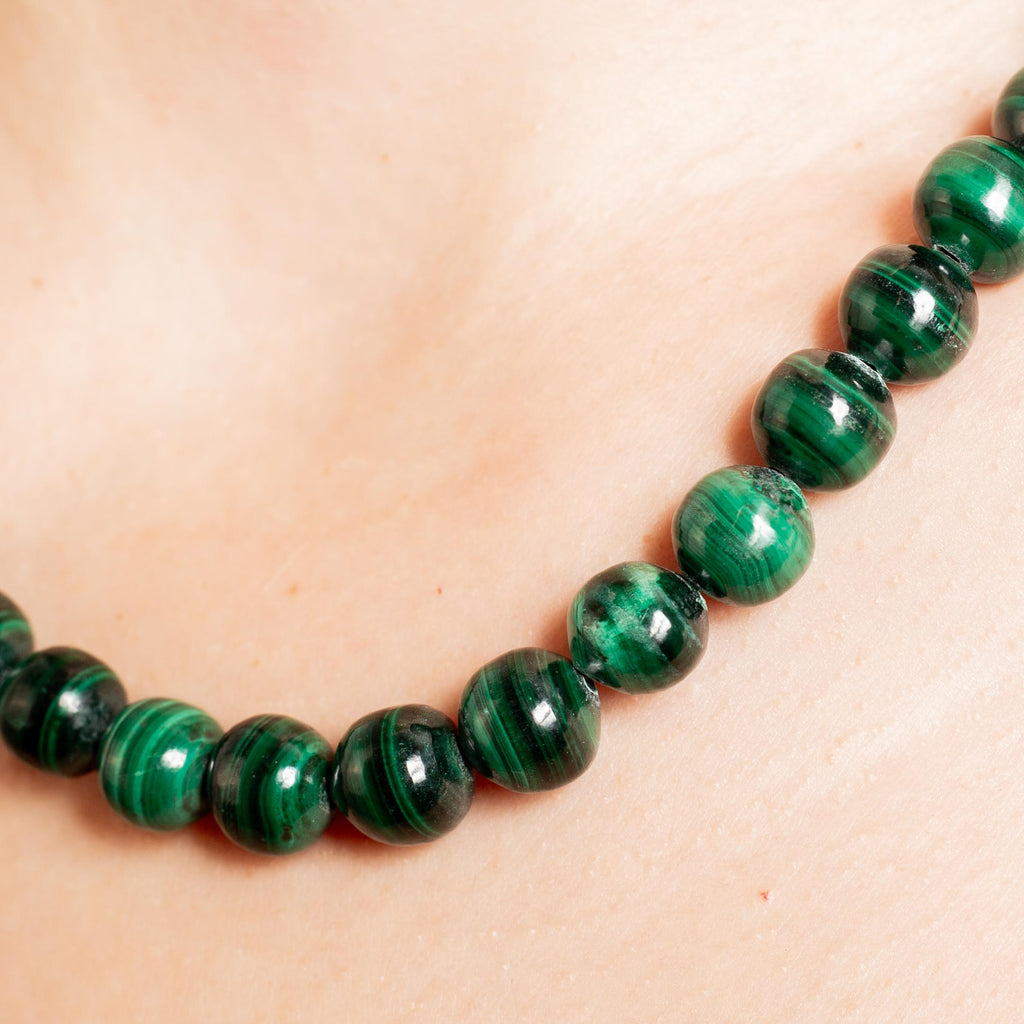 Malachite Necklace - 45cm/10mm