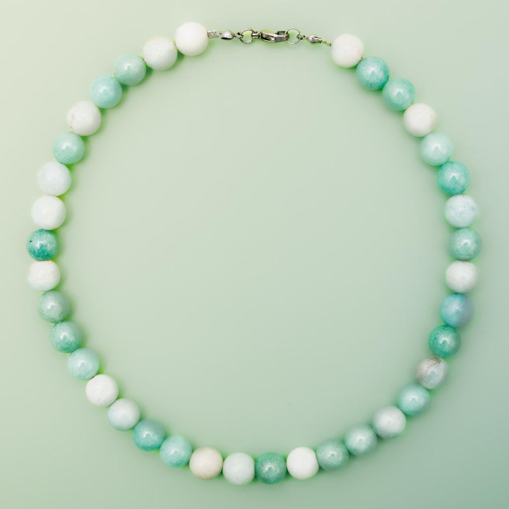 Amazonite Necklace - 40cm/10mm