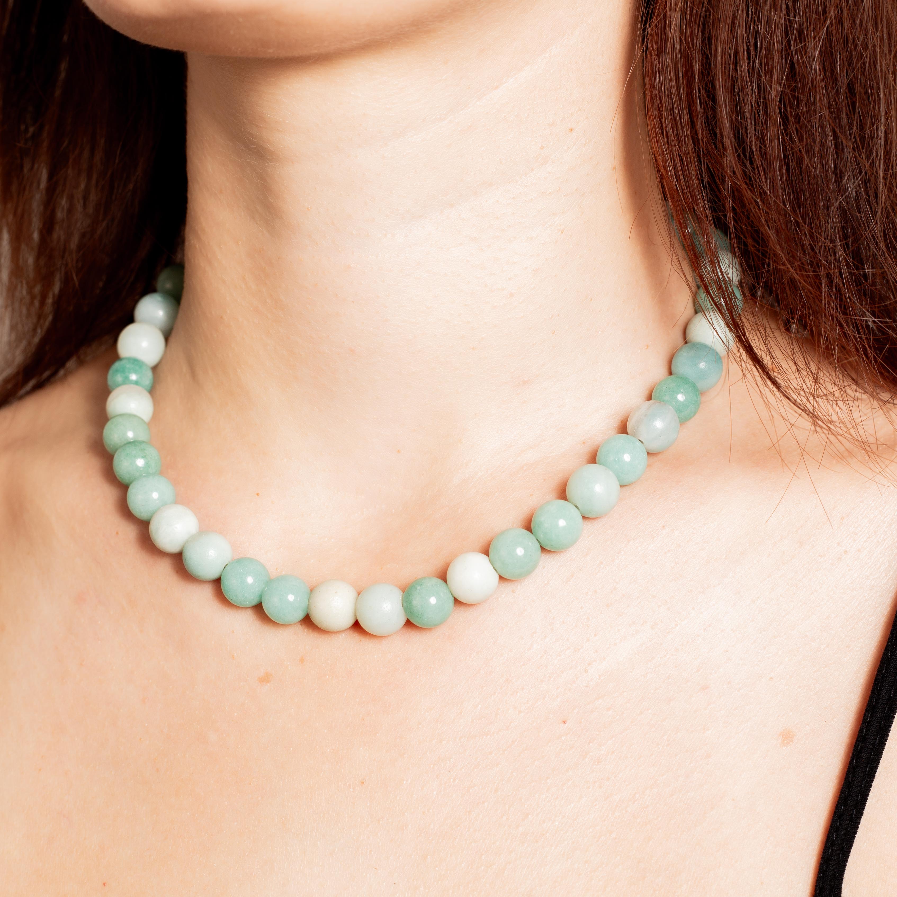 Amazonite Necklace - 40cm/10mm