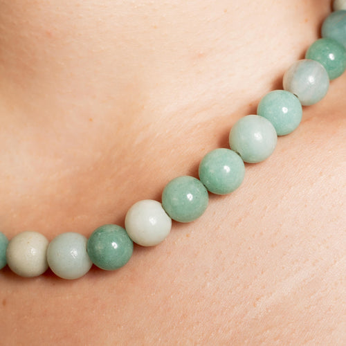 Amazonite Necklace - 40cm/10mm