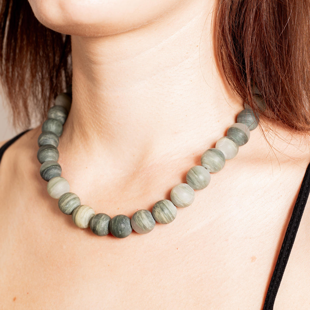 Infinite Serpentine Necklace - 45cm/13mm (Matt)
