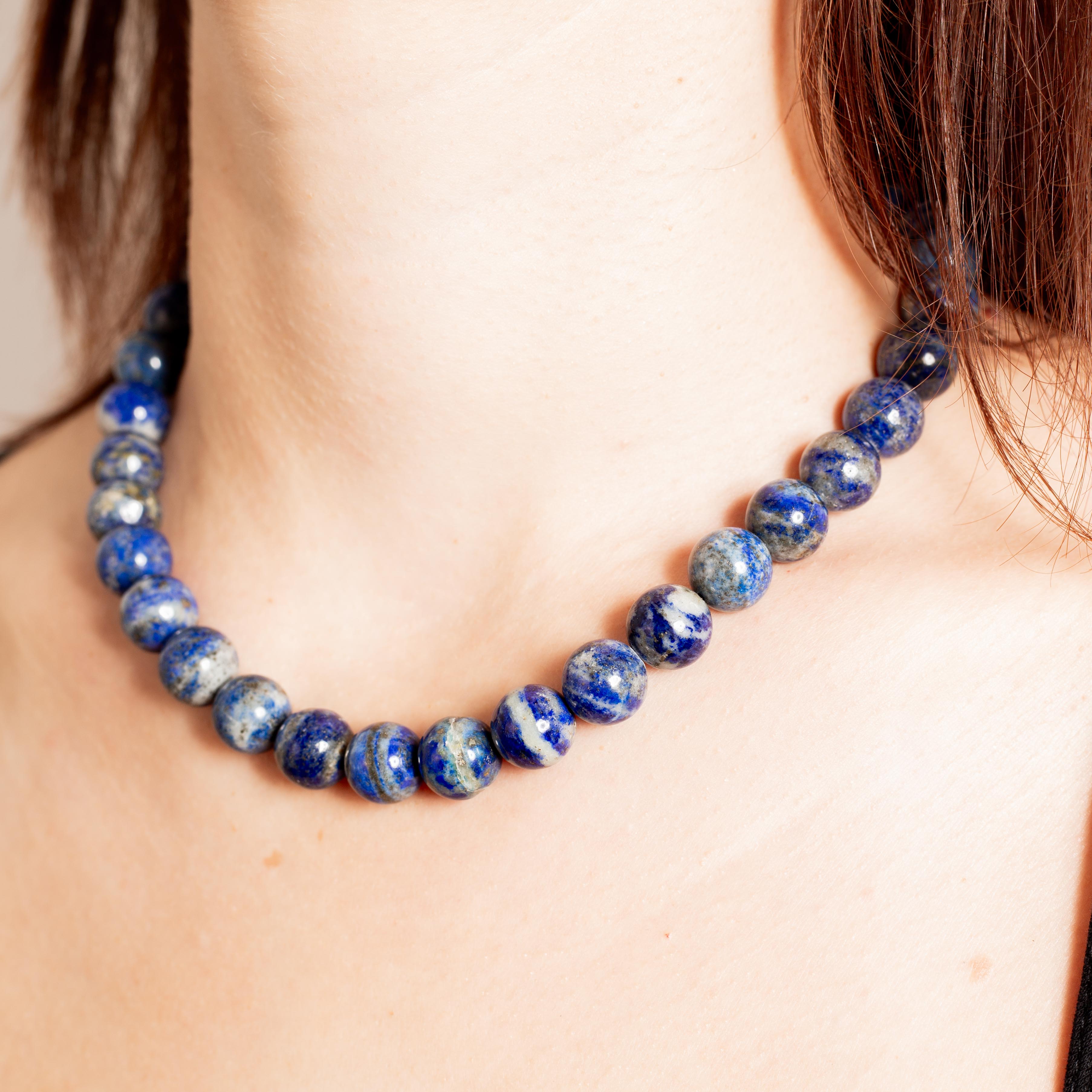 Lapis Lazuli Necklace - 42cm/11mm
