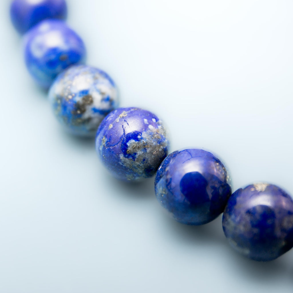 Lapis Lazuli Necklace - 42cm/10mm ("A")