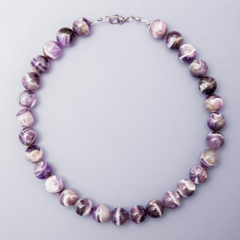 Amethyst Necklace - 45cm/10mm