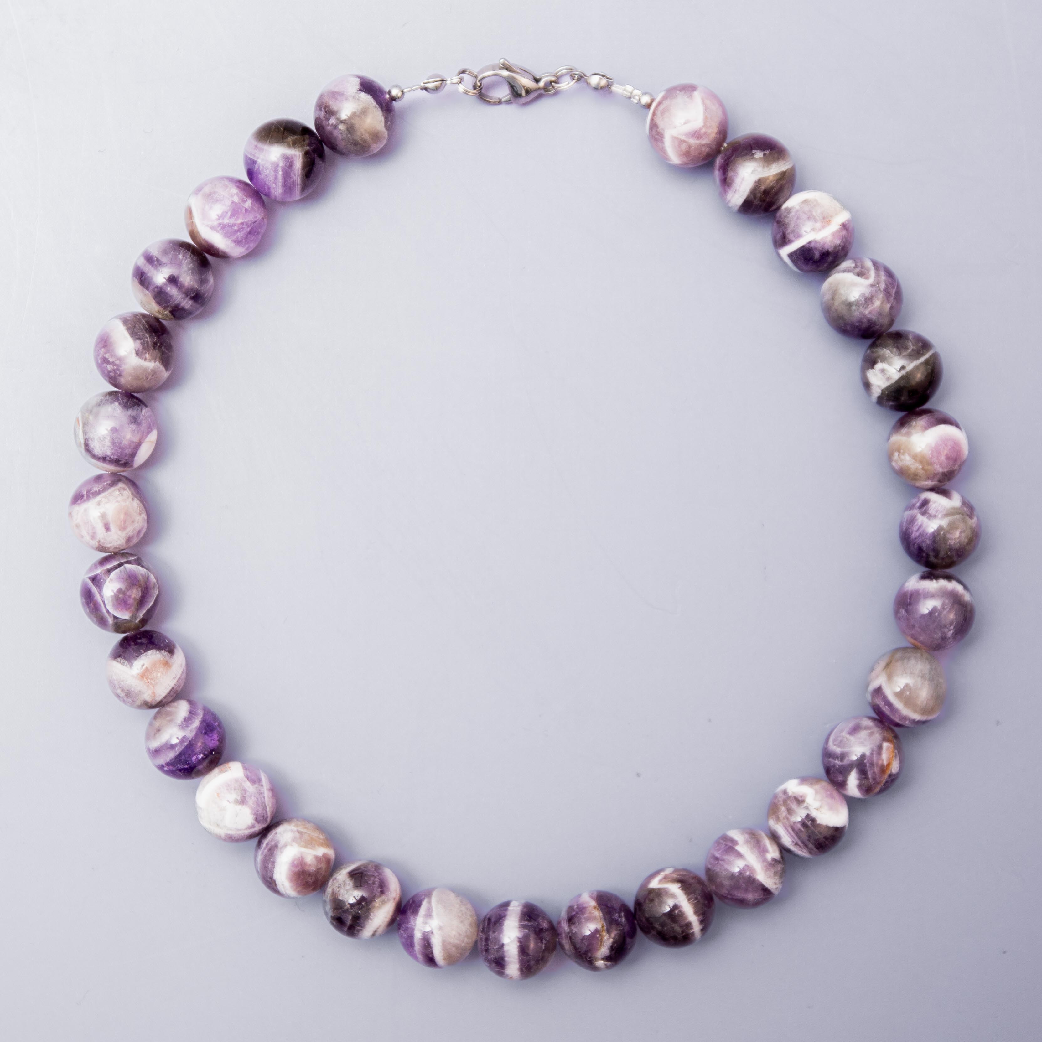 Amethyst Necklace - 45cm/10mm