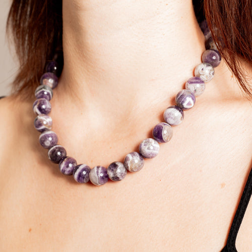 Amethyst Necklace - 45cm/10mm