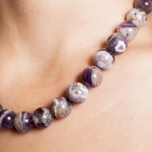 Amethyst Necklace - 45cm/10mm