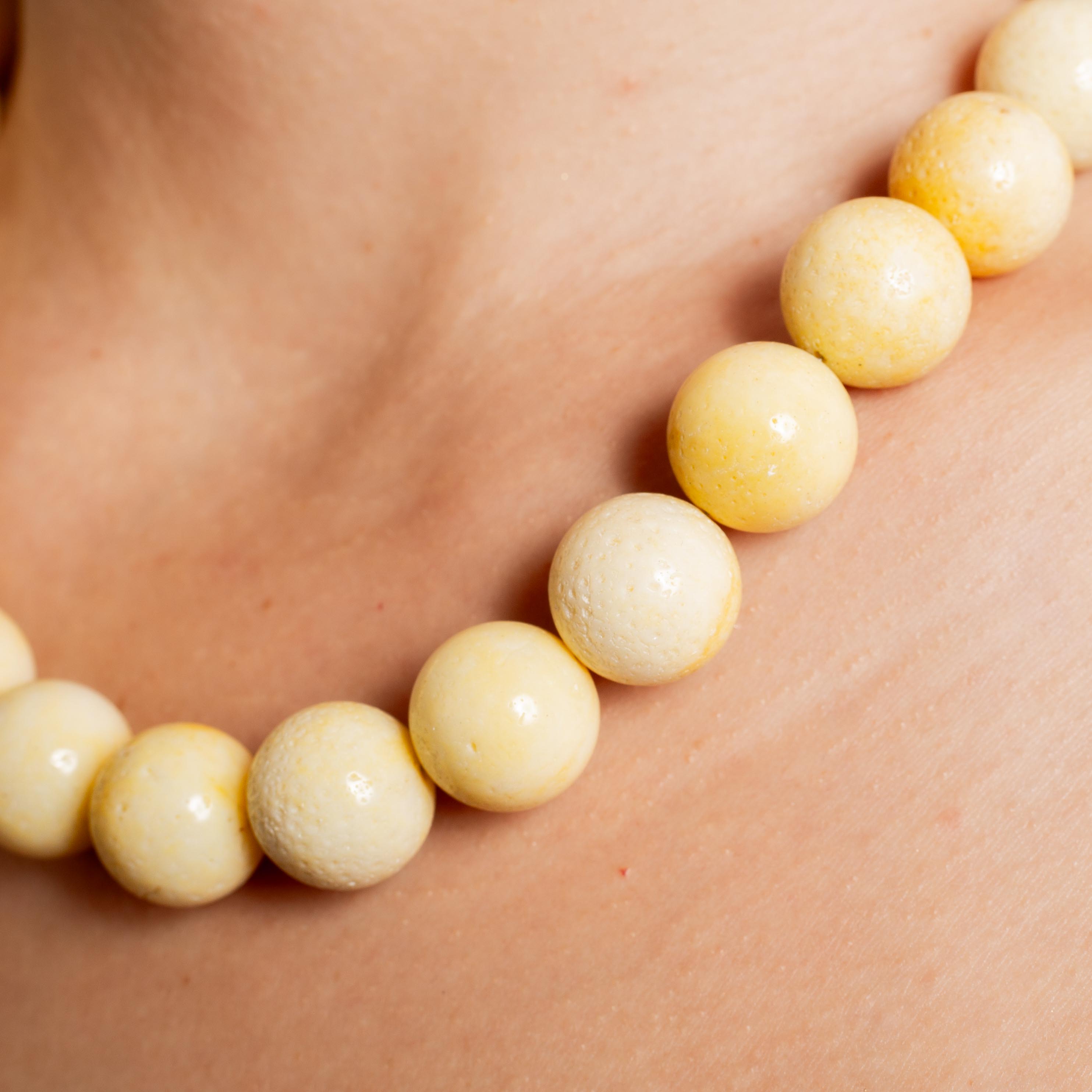 Coral Necklace - 45cm/15mm