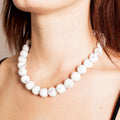 Howlite Necklace - 42cm/12mm