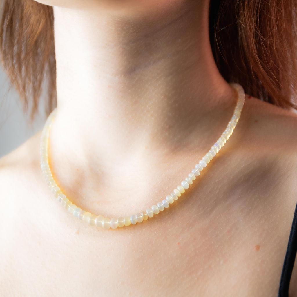 Noble Opal Necklace - 44cm/4-7mm