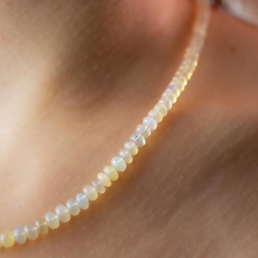 Noble Opal Necklace - 44cm/4-7mm