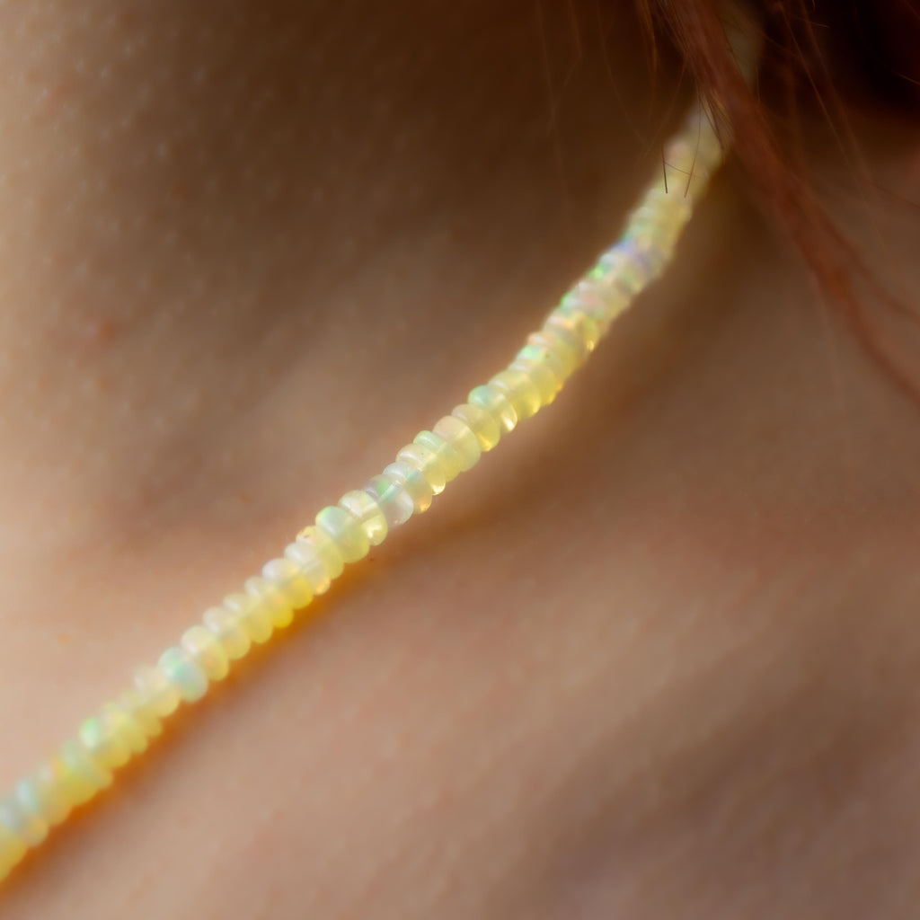 Noble Opal Necklace - 44cm/4mm