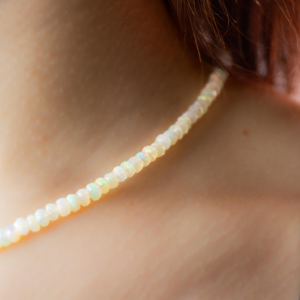 Noble Opal Necklace - 43cm/4.5-5mm