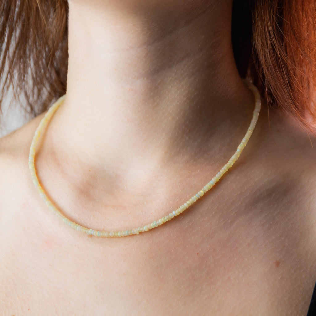 Noble Opal Necklace - 44cm/2-3cm