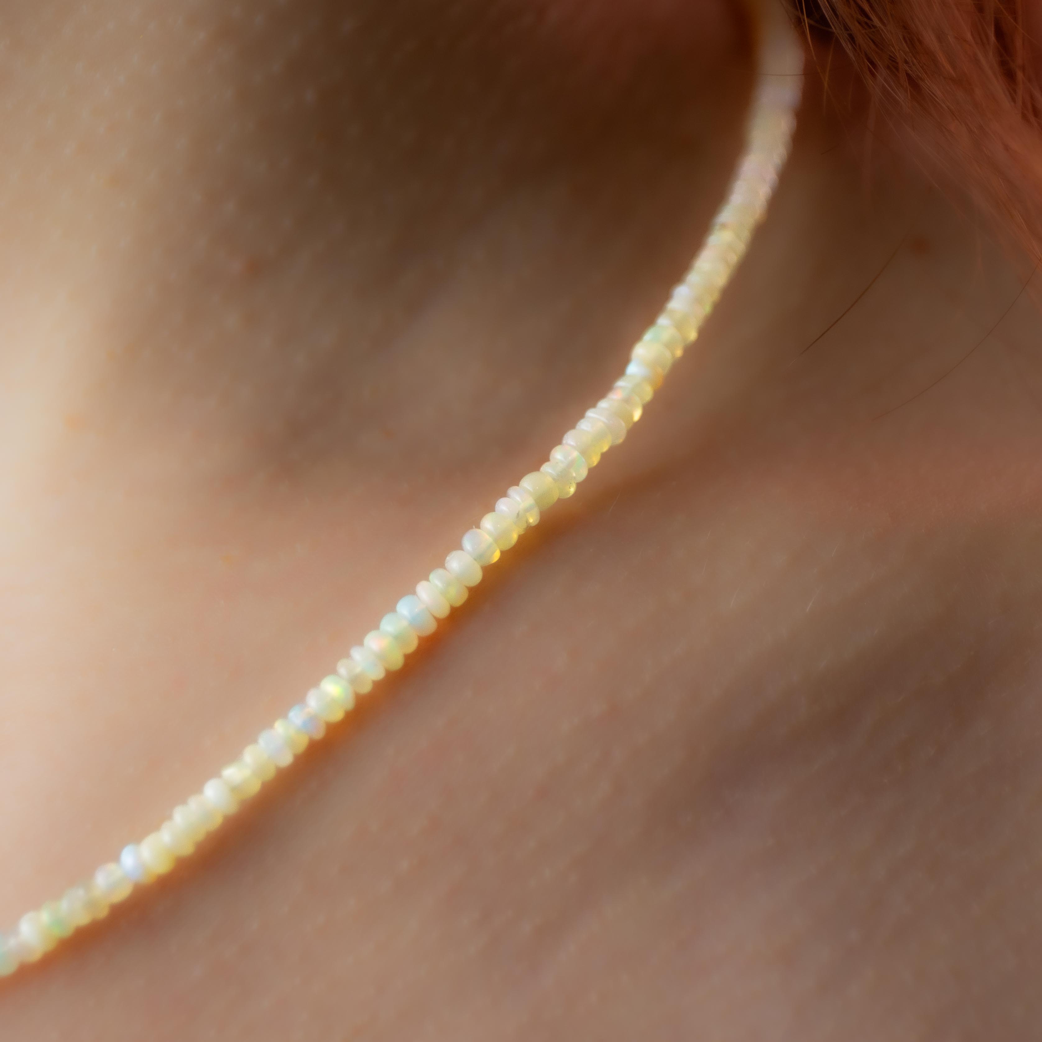 Noble Opal Necklace - 44cm/2-3cm