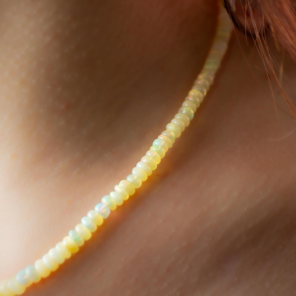 Noble Opal Necklace - 44cm/3-7mm