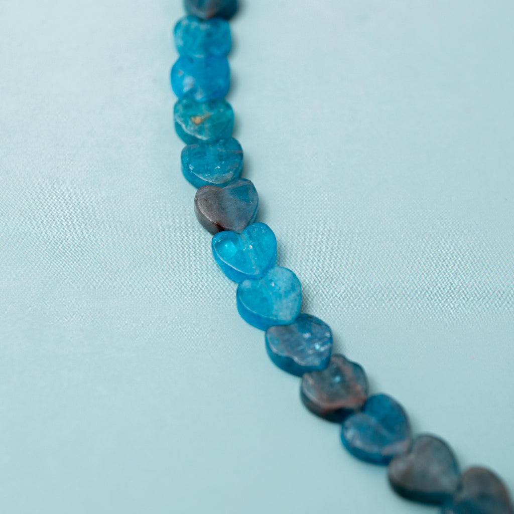 Apatite Heart Necklace - 40cm