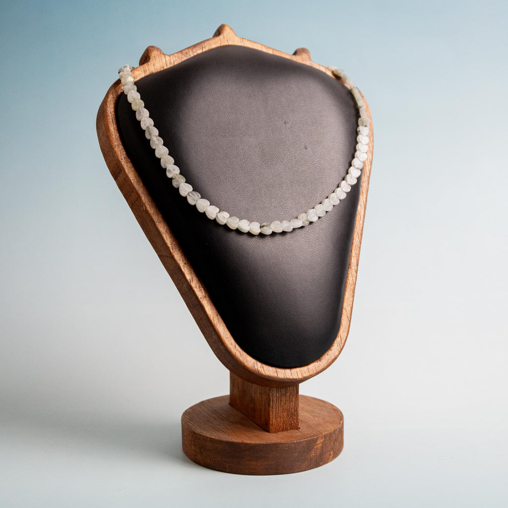 Labradorit Heart Necklace - 40cm