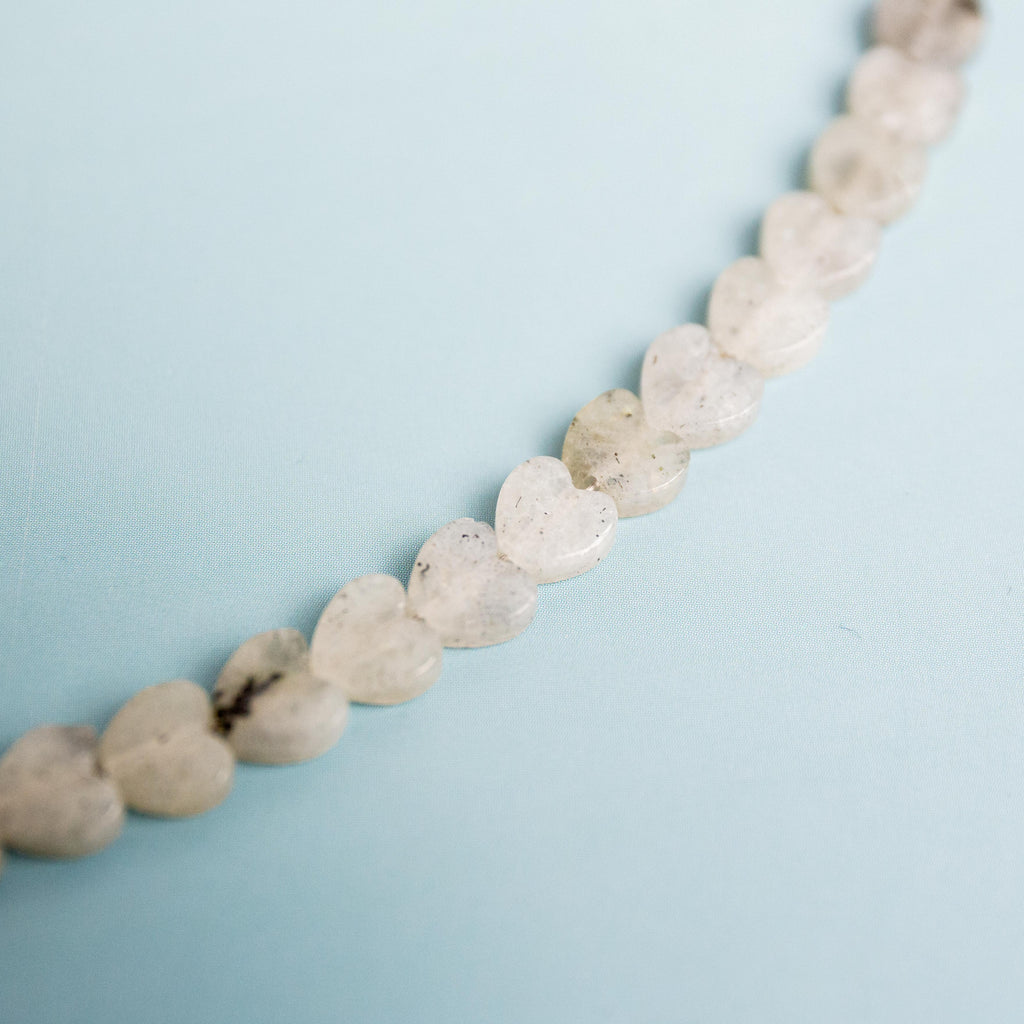 Labradorit Heart Necklace - 40cm