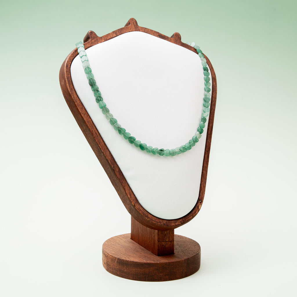 Aventurine Heart Necklace - 40cm
