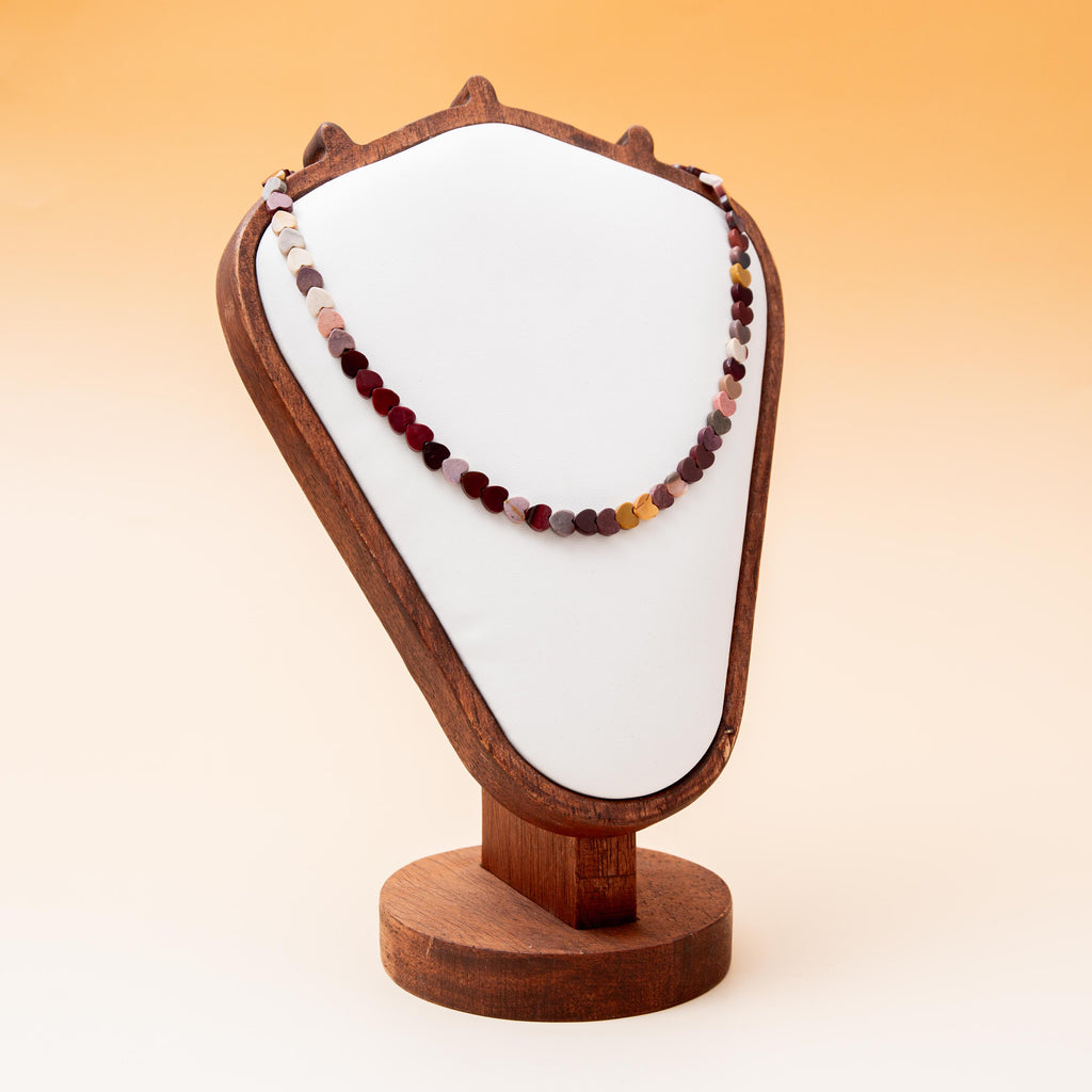 Mookait Heart Necklace - 40cm