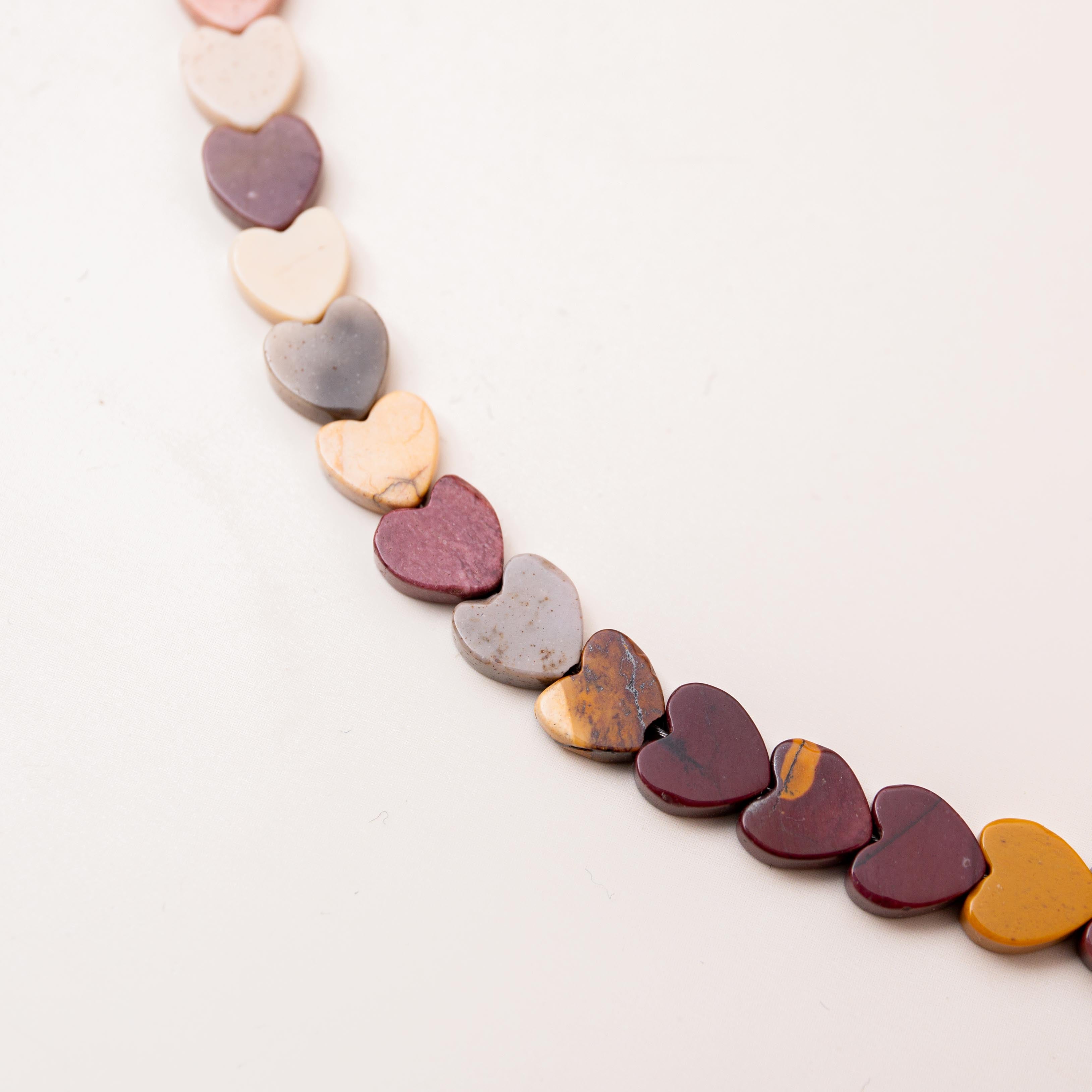 Mookait Heart Necklace - 40cm