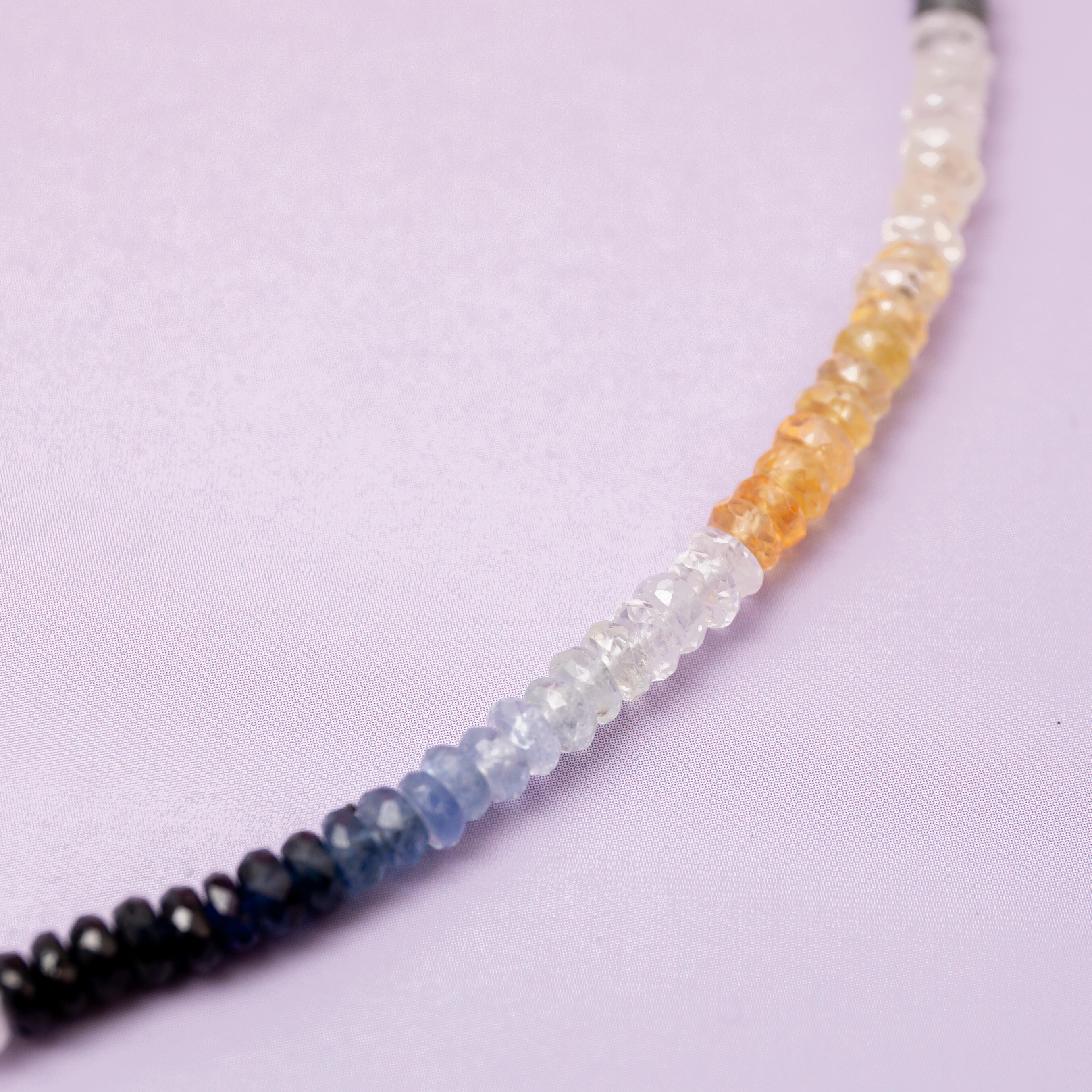 Sapphire Necklace - 4mm/48cm (Facet)